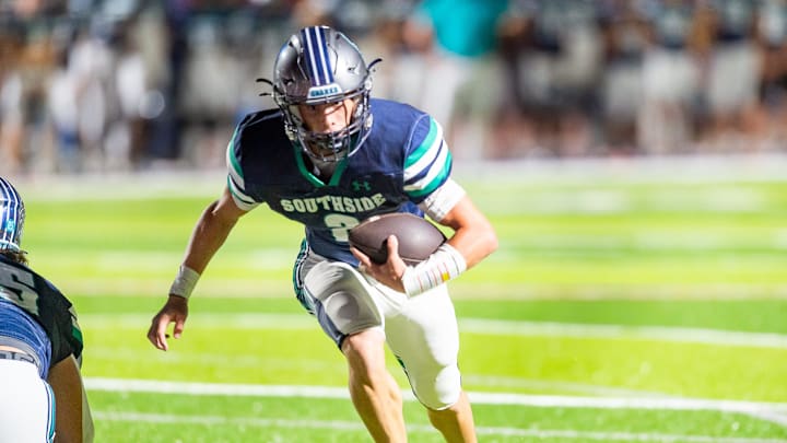 Southside QB Parker Dies had a career night vs. Carencro 