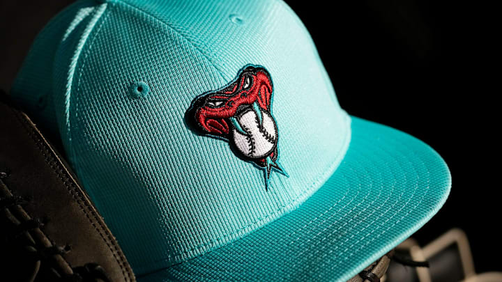 Arizona Diamondbacks spring training cap at Salt River Fields at Talking Stick near Scottsdale on Feb. 20, 2024. Arizona Diamondbacks spring training cap at Salt River Fields at Talking Stick near Scottsdale on Feb. 20, 2024.
