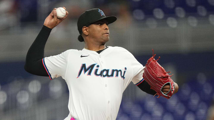 Miami Marlins pitcher Edward Cabrera 