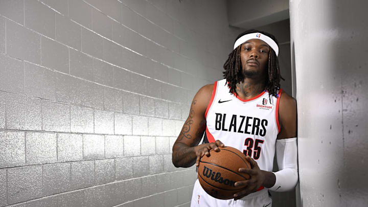 Sep 30, 2024; Portland, Oregon, USA; Portland Trail Blazers center Robert Williams III (35). Mandatory Credit: Troy Wayrynen-Imagn Images