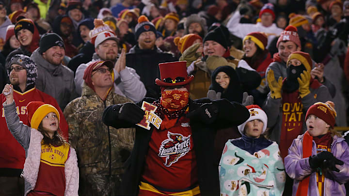 The Iowa State football team is ranked 16th in the latest College Football Playoff rankings. The Iowa State football team is ranked 16th in the latest College Football Playoff rankings.