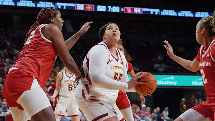 Audi Crooks and the Iowa State women are headed to the Big 12 Conference tournament.