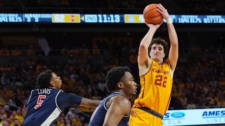 Milan Momcilovic and Iowa State are ranked 10th in the latest AP and Coaches Polls.