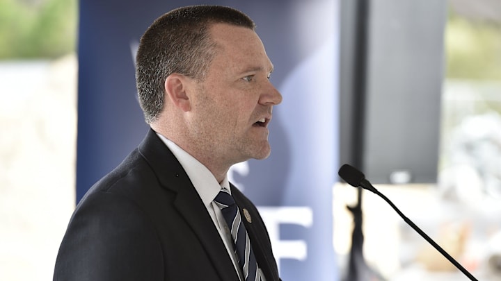 Jacksonville City Council member Will Lahnen talks at a groundbreaking ceremony for the new Hicks Honors College residence hall at the University of North Florida, where his parents graduated in 1974, two years after the school opened. Jacksonville City Council member Will Lahnen talks at a groundbreaking ceremony for the new Hicks Honors College residence hall at the University of North Florida, where his parents graduated in 1974, two years after the school opened.
