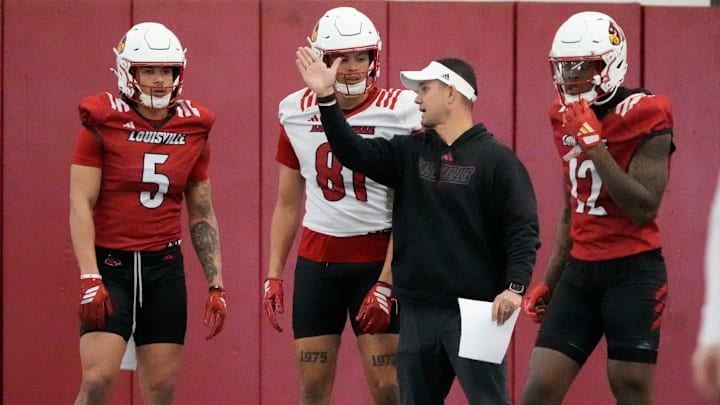 Scenes from the Louisville Cardinals open practice. March 18, 2026