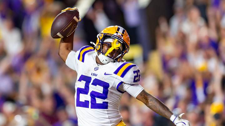 Harlem Berry 22, LSU Tigers take on the Texas A&M Aggies. October 25, 2025; Baton Rouge, Louisiana, USA; at Tiger Stadium. Saturday, Oct. 25, 2025. Harlem Berry 22, LSU Tigers take on the Texas A&M Aggies. October 25, 2025; Baton Rouge, Louisiana, USA; at Tiger Stadium. Saturday, Oct. 25, 2025.