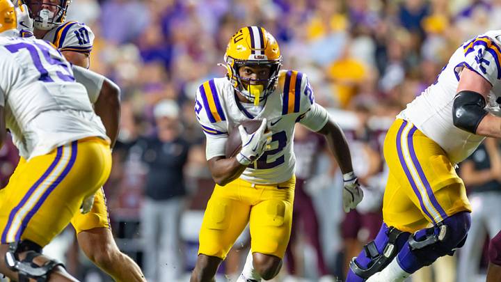 Harlem Berry 22, LSU Tigers take on the Texas A&M Aggies. October 25, 2025; Baton Rouge, Louisiana, USA; at Tiger Stadium. Saturday, Oct. 25, 2025. Harlem Berry 22, LSU Tigers take on the Texas A&M Aggies. October 25, 2025; Baton Rouge, Louisiana, USA; at Tiger Stadium. Saturday, Oct. 25, 2025.