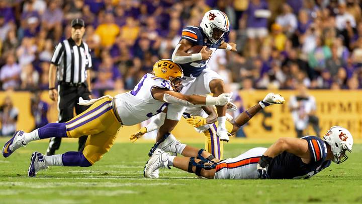 The LSU Tigers take on the Auburn Tigers in Tiger Stadium. Saturday, Oct. 2, 2021.

Half 1 Lsu Vs Auburn Football V2 1176

Syndication The Daily Advertiser