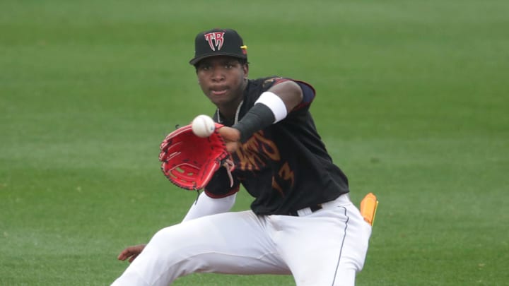 The Wisconsin Timber Rattlers’ Luis Peña (13) against the Peoria Chiefs during their baseball game at Neuroscience Group Field at Fox Cities Stadium in Grand Chute, Wis. on Wednesday, April 15, 2026 in Grand Chute, Wis. The Timber Rattlers defeated Peroria 7-4.
Wm. Glasheen USA TODAY NETWORK-Wisconsin