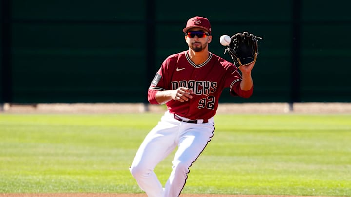 2. SS Jordan Lawlar at spring training. 2. SS Jordan Lawlar at spring training.