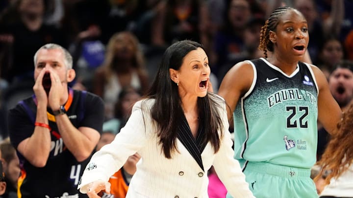 New York Liberty head coach Sandy Brondello