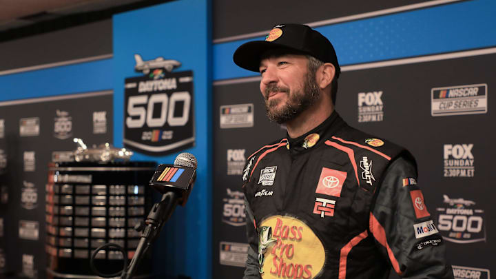 Martin Truex Jr. (pictured) and Jimmie Johnson were the two "Open" entry drivers to lock into the Daytona 500 field in Wednesday's qualifying session. Martin Truex Jr. (pictured) and Jimmie Johnson were the two "Open" entry drivers to lock into the Daytona 500 field in Wednesday's qualifying session.