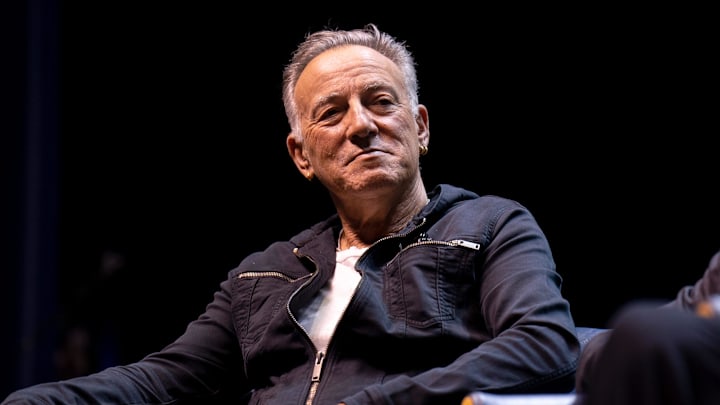 Bruce Springsteen speaks at Monmouth University in 2023. Bruce Springsteen speaks at Monmouth University in 2023.