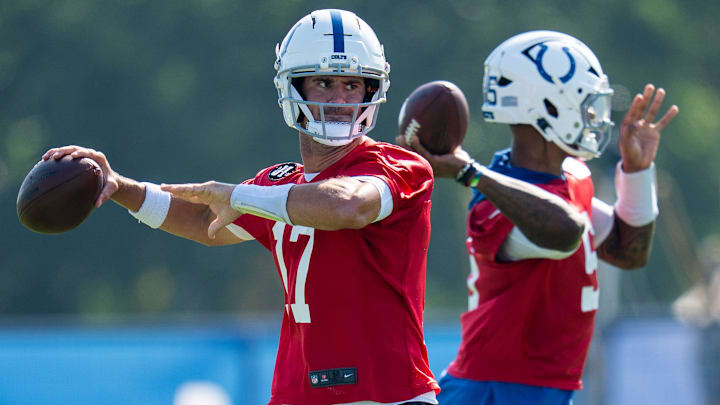 Daniel Jones was named as the Colts' starter for the 2025 NFL season, while Anthony Richardson will be the backup.