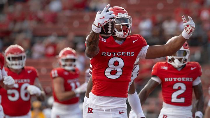 Rutgers wide receiver KJ Duff Rutgers wide receiver KJ Duff