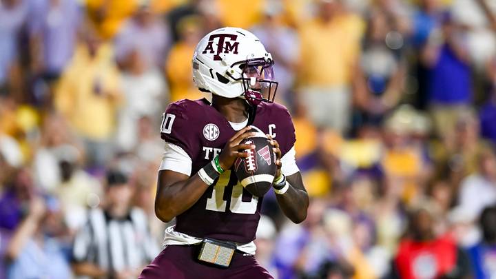 Aggies Quarterback Marcel Reed 10, The LSU Tigers take on the Texas A&M Aggies. September 19, 2026; Baton Rouge, LA, USA; at Tiger Stadium. Aggies Quarterback Marcel Reed 10, The LSU Tigers take on the Texas A&M Aggies. September 19, 2026; Baton Rouge, LA, USA; at Tiger Stadium.