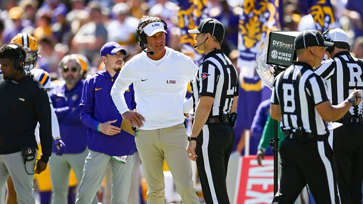 Tigers Head Coach Lane Kiffin, The LSU Tigers take on the Mississippi State Bulldogs. October 17, 2026; Baton Rouge, LA, USA; at Tiger Stadium. Tigers Head Coach Lane Kiffin, The LSU Tigers take on the Mississippi State Bulldogs. October 17, 2026; Baton Rouge, LA, USA; at Tiger Stadium.