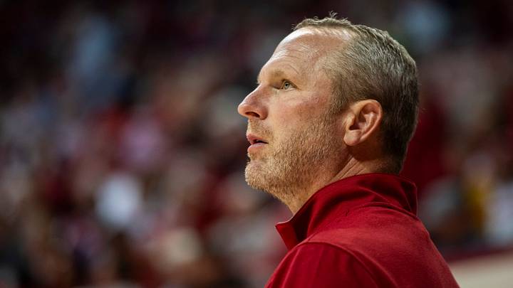 Indiana Head Coach Darian DeVries during the Indiana versus Marian men's basketball game at Simon Skjodt Assembly Hall on Friday, Oc.t. 17, 2025. Indiana Head Coach Darian DeVries during the Indiana versus Marian men's basketball game at Simon Skjodt Assembly Hall on Friday, Oc.t. 17, 2025.
