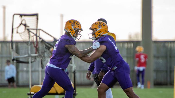 LSU Football held its first spring practice of the season under new Head Coach Brian Kelly. Thursday, March 24, 2022
Lsu Spring Practice 03 24 22 LSU Football held its first spring practice of the season under new Head Coach Brian Kelly. Thursday, March 24, 2022
Lsu Spring Practice 03 24 22