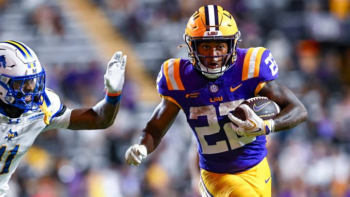 LSU running back Harlem Berry. LSU running back Harlem Berry.