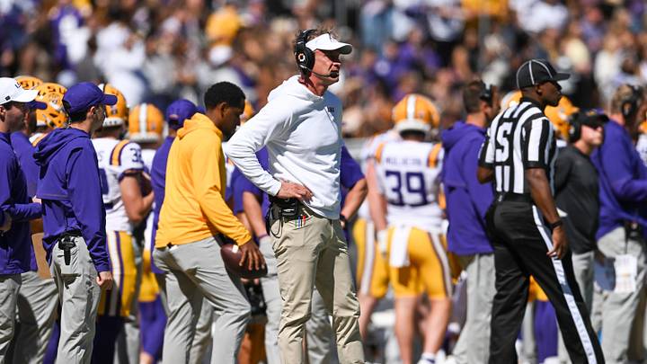 Tigers Head Coach Lane Kiffin, The LSU Tigers take on the Mississippi State Bulldogs.  October 17, 2026; Baton Rouge, LA, USA;  at Tiger Stadium.