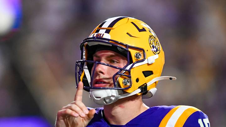 Tigers Quarterback Sam Leavitt 10, LSU Tigers take on the LA Tech Bulldogs. September 12, 2026; Baton Rouge, Louisiana, USA; at Tiger Stadium. Tigers Quarterback Sam Leavitt 10, LSU Tigers take on the LA Tech Bulldogs. September 12, 2026; Baton Rouge, Louisiana, USA; at Tiger Stadium.