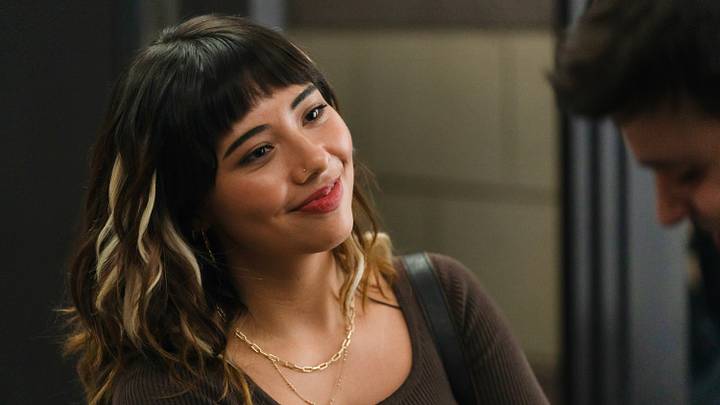 Pictured (L-R): Xochitl Gomez as Penny Bravo and Mika Amonsen as Sean Reagan 