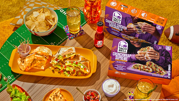 Taco Bell Cravings Kits Crunchwrap Supreme and Chipotle Chicken Quesadilla