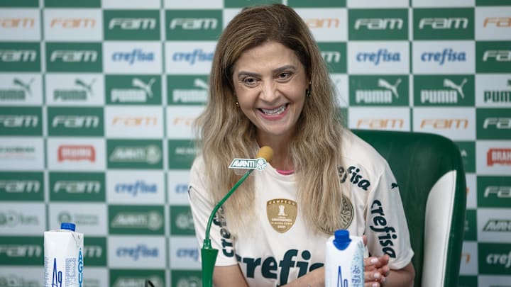Em primeira coletiva como presidente do Palmeiras, Leila deu detalhes sob a busca de reforços no seu mandato Em primeira coletiva como presidente do Palmeiras, Leila deu detalhes sob a busca de reforços no seu mandato