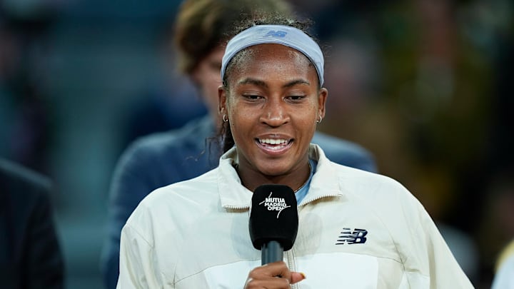 Coco Gauff cited her Christian faith after the Madrid Open final and was asked about before the Italian Open.