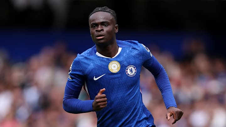 Tyrique George was a regular in Chelsea’s Conference League-winning side. Tyrique George was a regular in Chelsea’s Conference League-winning side.