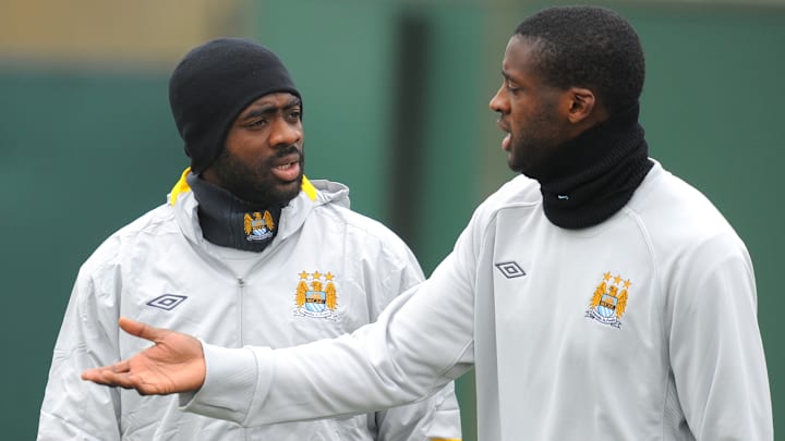 Yaya and Kolo Touré shared the pitch at Manchester City. Yaya and Kolo Touré shared the pitch at Manchester City.