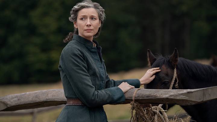 Caitríona Balfe (“Claire Fraser”) in Outlander season 8 episode 10