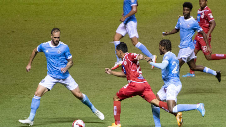 FBL-CONCACAF-SANTOS-NYC FC