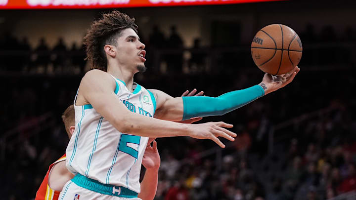 Charlotte Hornets guard LaMelo Ball.