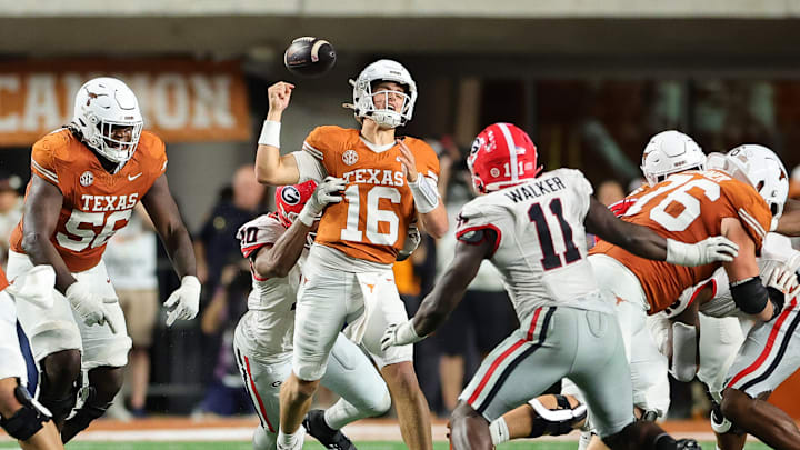 Arch Manning, Damon Wilson II, Texas Longhorns, Georgia Bulldogs