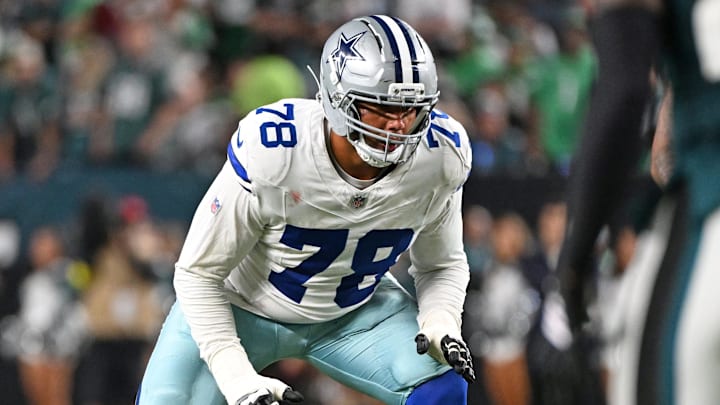 Dallas Cowboys offensive tackle Terence Steele