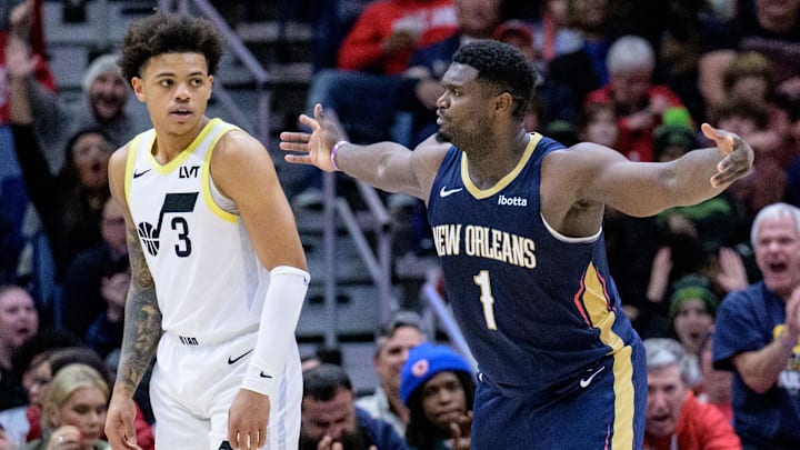 Dec 28, 2023; New Orleans, Louisiana, USA; New Orleans Pelicans forward Zion Williamson (1)