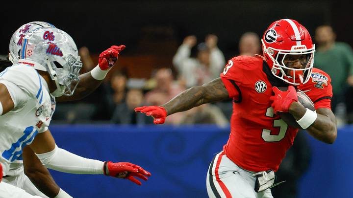 Georgia Bulldogs running back Nate Frazier (3) Mandatory Credit: Amber Searls-Imagn Images Georgia Bulldogs running back Nate Frazier (3) Mandatory Credit: Amber Searls-Imagn Images