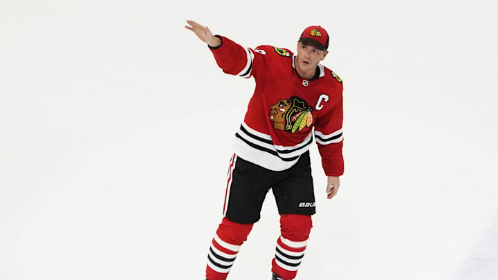 Perhaps Toews's last game in April of 2023 was not goodbye but merely see you later. 