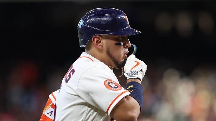 Houston Astros third baseman Isaac Paredes (15). Mandatory Credit: Thomas Shea-Imagn Images Houston Astros third baseman Isaac Paredes (15). Mandatory Credit: Thomas Shea-Imagn Images