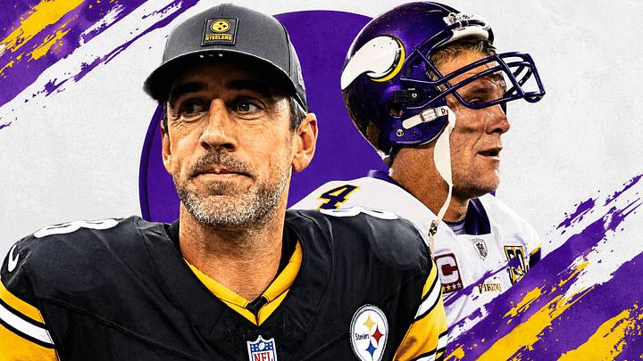 Aaron Rodgers and Brett Favre Aaron Rodgers and Brett Favre
