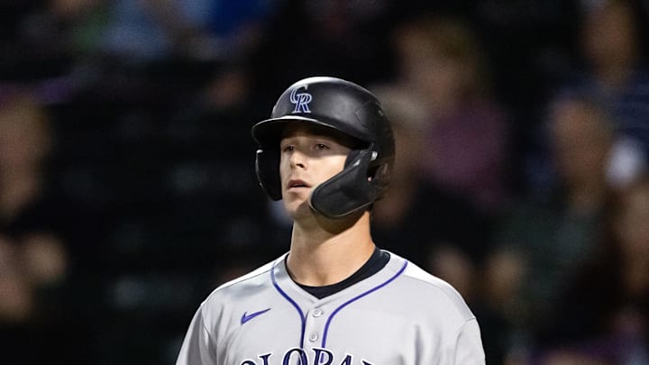Colorado Rockies infielder Charlie Condon Colorado Rockies infielder Charlie Condon