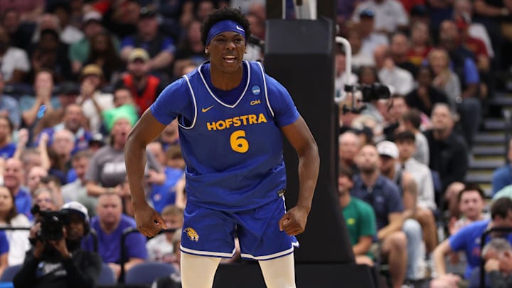 Former Hofstra Pride forward Victory Onuetu. 