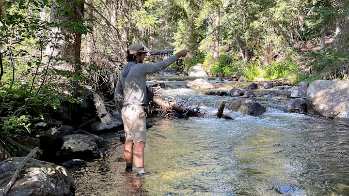 Small streams call for short leaders. 