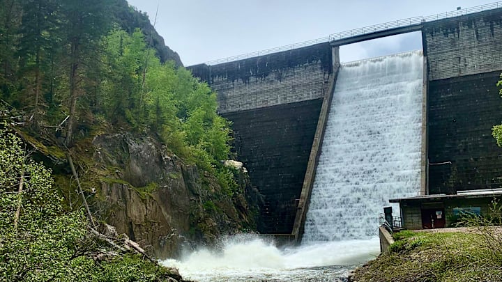 Stagecoach Dam, in northwestern Colorado. Stagecoach Dam, in northwestern Colorado.