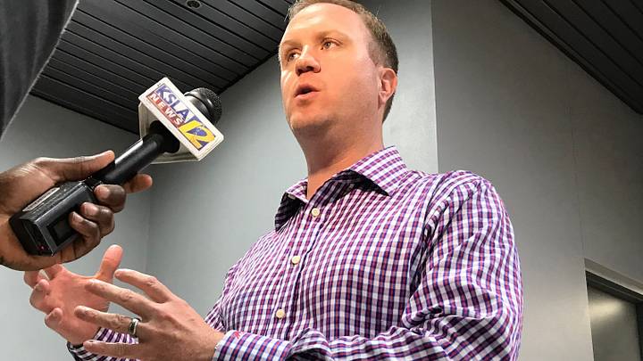 New Purdue AD Tommy McClelland speaks to media. New Purdue AD Tommy McClelland speaks to media.