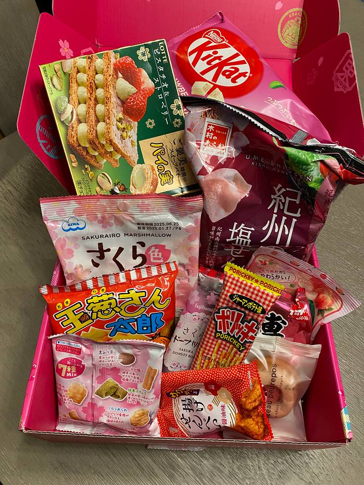 Celebrate sakura season with TokyoTreat's special themed snack box