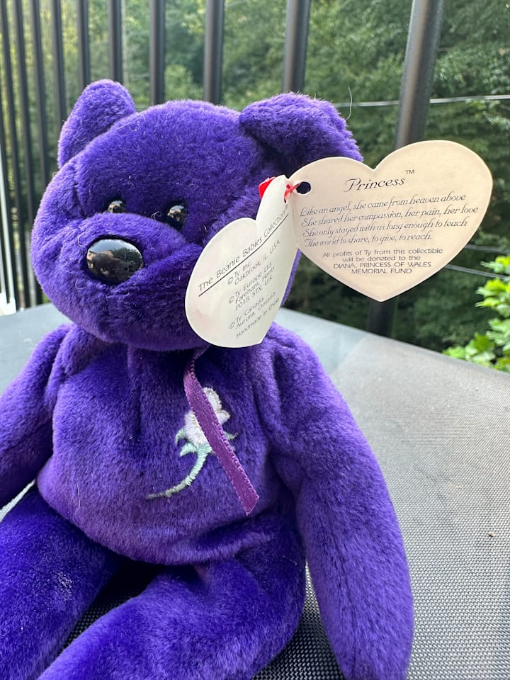 Princess Diana Beanie Ty Beanie Bears Worth Valuable Princes Diana