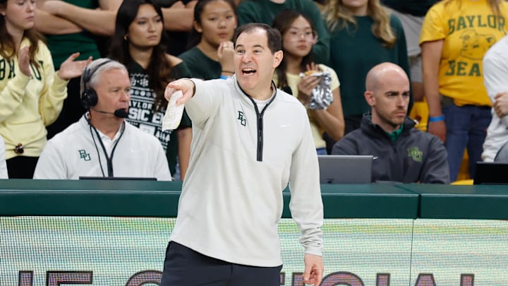 Mar 7, 2026; Waco, Texas, USA;  Baylor Bears head coach Scott Drew 